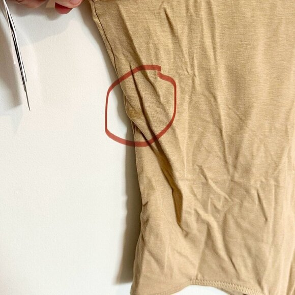 NWT BP by Nordstrom Tan Tank Thong Bodysuit - Small - Picture 4 of 6